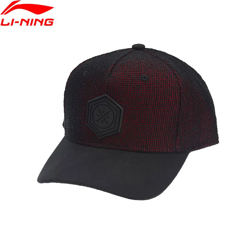 

Li-Ning Men Wade Series Baseball Cap Polyester Cotton 56-60cm LiNing Comfortable Adjustable Sports Caps Hats AMYN131 EOND18