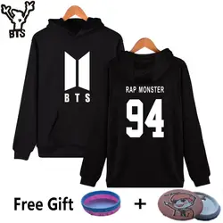 BTS Kpop зимняя Длинная толстовка женская/Мужская модная популярная Bangtan K-pop с капюшоном женские толстовки Толстовка Повседневная Хип-хоп