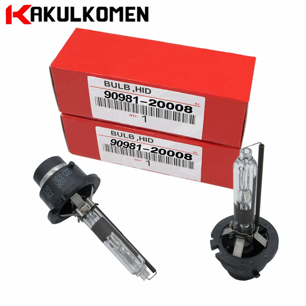 

2pcs 90981-20008 90981-20005 90981-20029 90981-20013 HID Xenon Bulb D2R D2S D4R D4S For Toyota Lexus Car Headlights 4300K 6000K