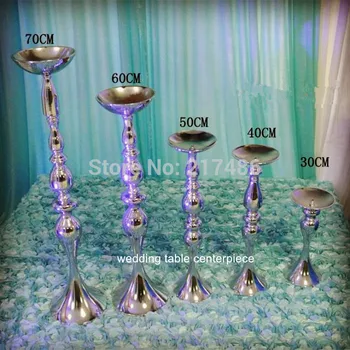 

70 cm tall ,sliver iron Decorative flower vase wedding table centerpieces