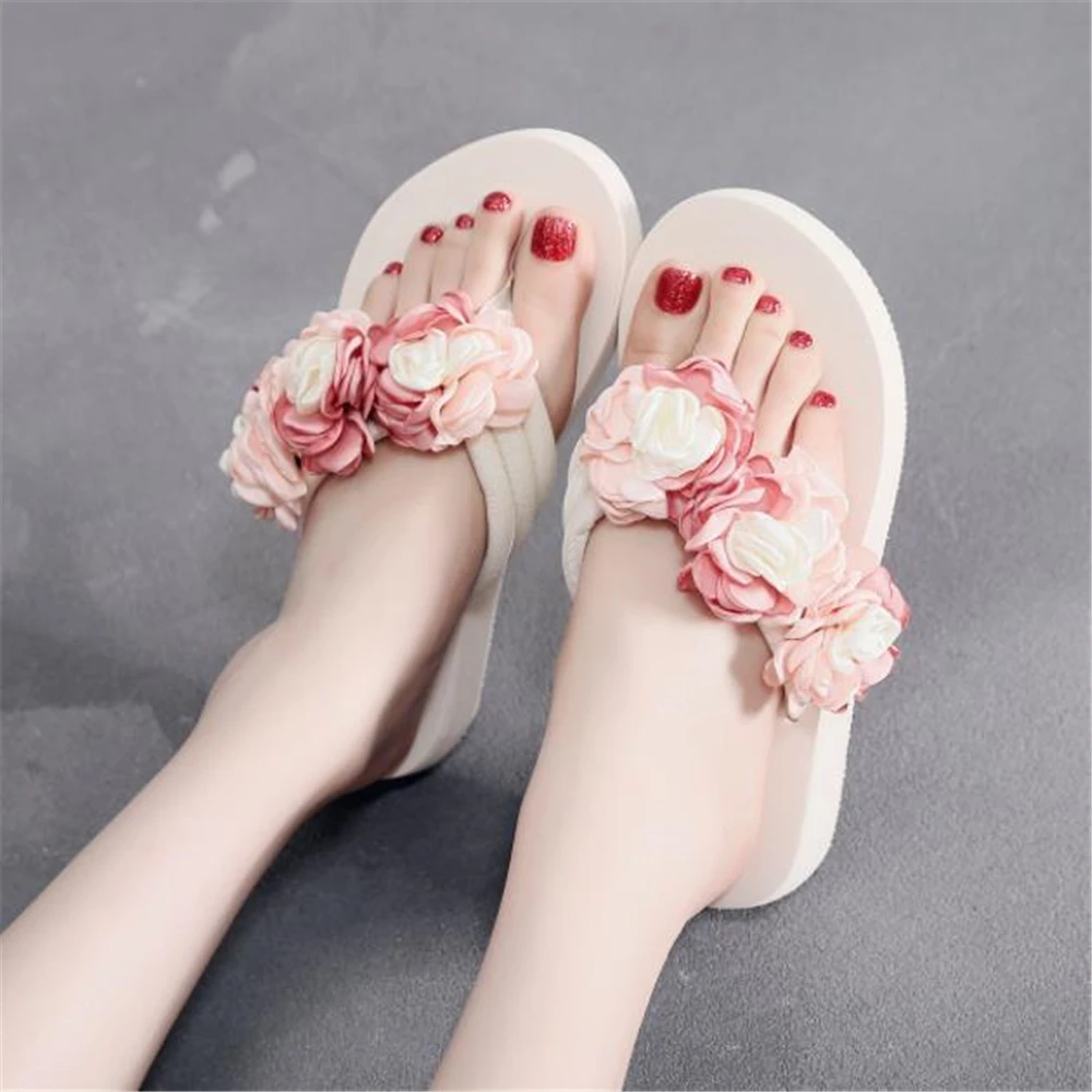 

Fashion Summer Bohemian flip flops women sandals beach shoes non-slip home slippers wear sandals 2019 new women's shoes 35-41