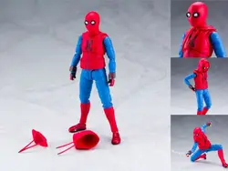 15 см Marvel Человек-паук домашний костюм BJD паук Super Hero Рисунок Модель Игрушки для мальчиков