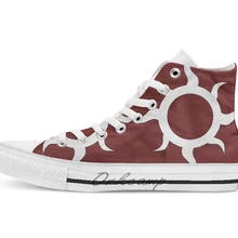 Восьмиточечная вихревая новинка, дышащая Повседневная Высокая обувь на шнуровке, холщовая обувь кеды