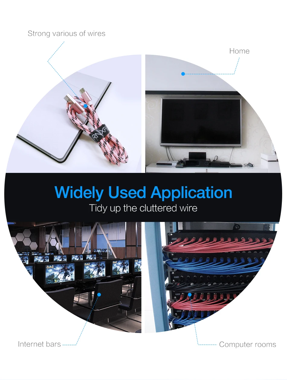 RAXFLY кабель Органайзер провод, usb-кабель Winder для iPhone протектор для кабеля наушников 1 м 3 м 5 м HDMI Мышь линия управление Клип держатель