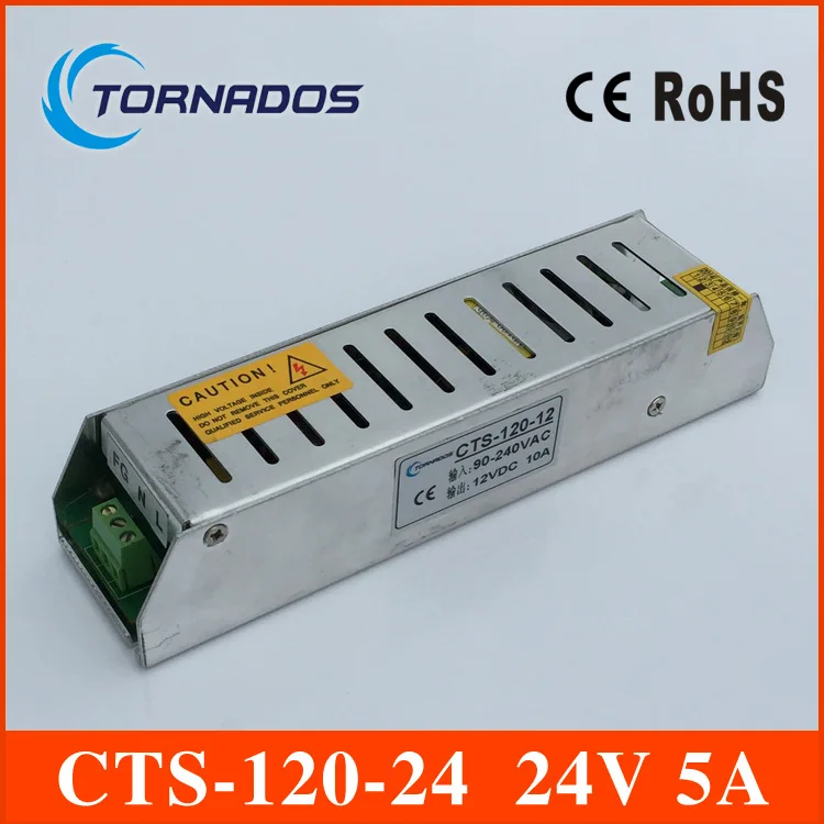 slim mini switching power supply 24v 120w,ac 90 240V converter to dc 24v 5A powr supply for led