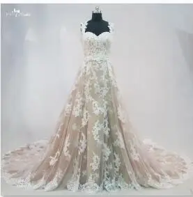 picture color RSW1017 Abiti Da Sposa Съемная юбка 2 шт. свадебное платье es свадебное платье - Цвет: picture color