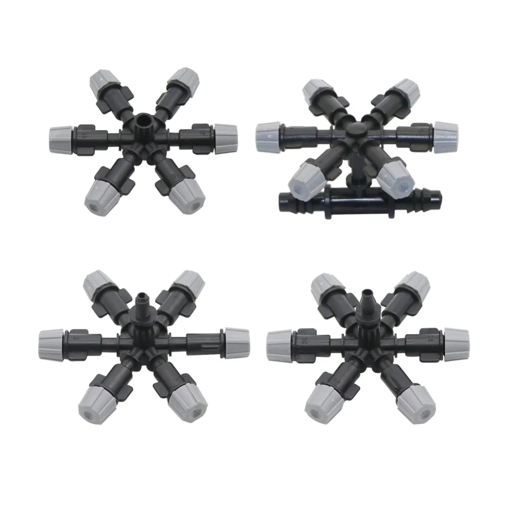 6 heads Sprinkler Greenhouse Irrigation Sprayer Agriculture tools