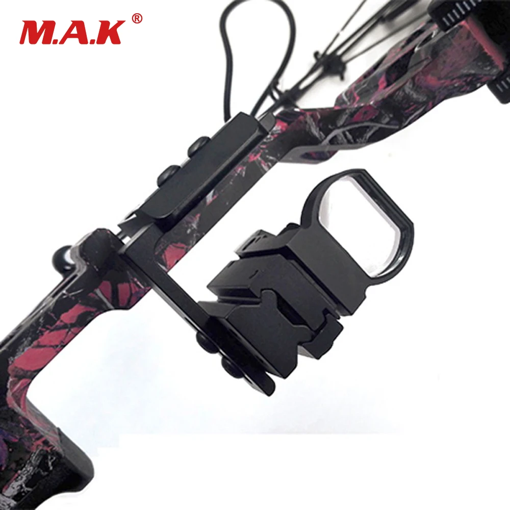 

Compound Bow Scope Laser Rail Mount Adapter Steady Set Bow Accessory for Compound and Recurve Bow Archery Hunting Shooting