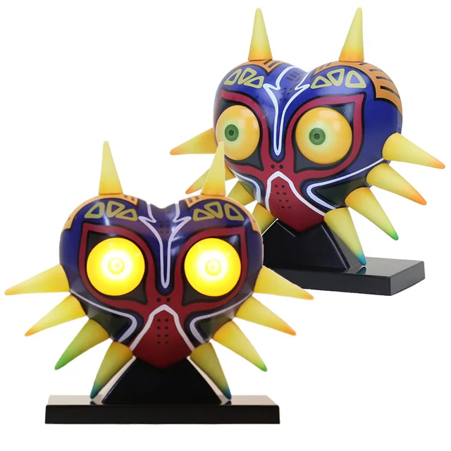 The Legend of Zelda Skull Kid Majoras Mask Action Figure 3D LED Nightlight Link Anime Game Toy