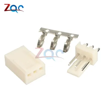 

50PCS Kit3 Pin KF2510-3P KF2510 3P 2.54mm Pitch Terminal Housing Pin Header Connectors Adaptor Kits