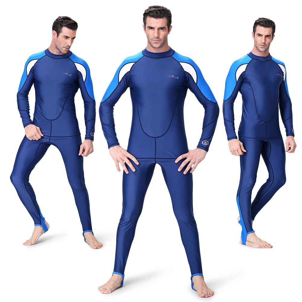 Men's Diving Suit 2 Pieces Set Quick Dry UPF50+ UV Protection
