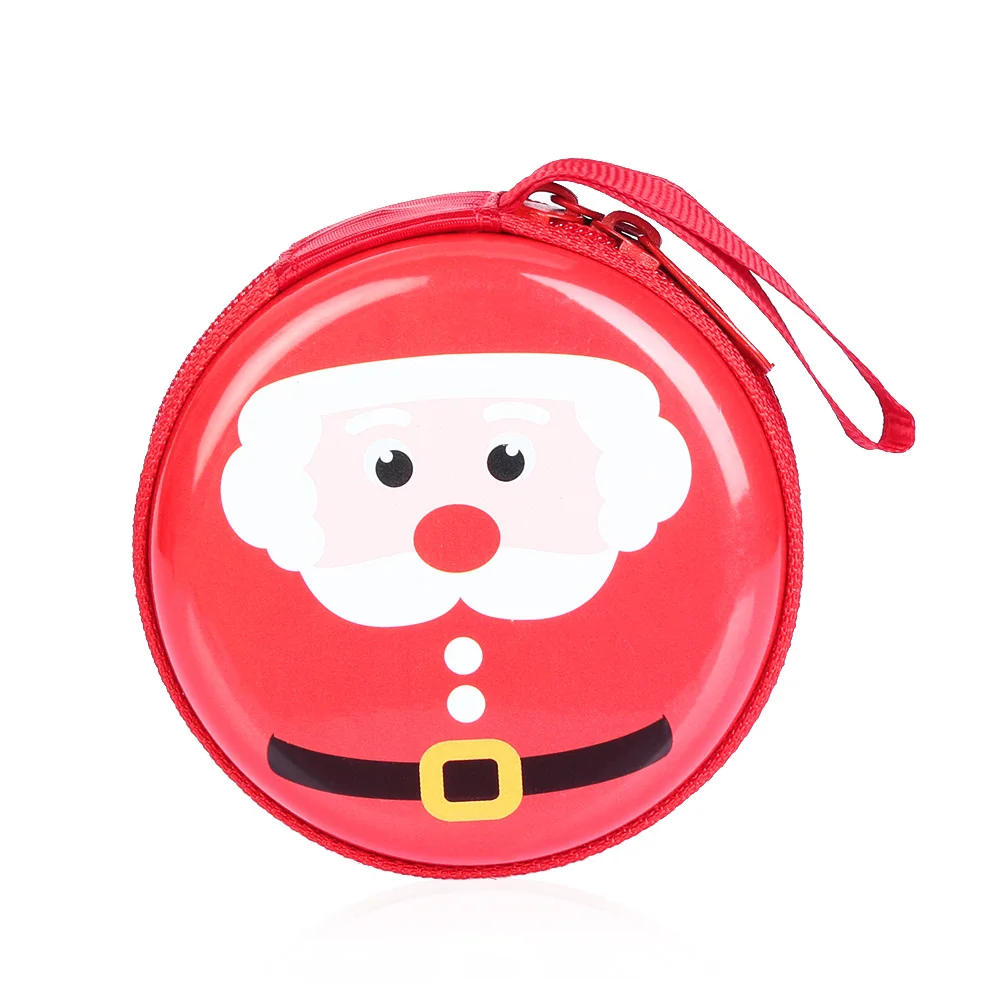 Специальный дизайн Рождественский подарок для детей Санта Клаус портмоне для конфет детский карман маленький кошелек для денег сумка для монет на молнии