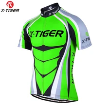 X-TIGER Pro, Майки для велоспорта, муки, зеленые, летние, быстросохнущие, одежда для велоспорта, дышащая, одежда для велоспорта, униформа для мужчин