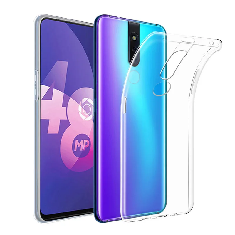 Защитный чехол для телефона OPPO F11 Pro Ультратонкий Прозрачный ударопрочный
