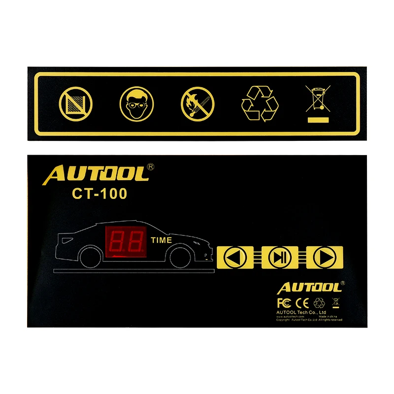 AUTOOL CT-100 очиститель инжектора топлива 110 В/220 В ультразвуковая машина автоматический очиститель для авто мотоцикла бензин дизель MOQ 20 шт