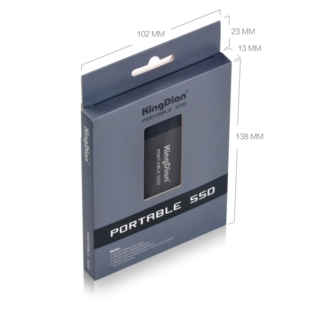 Внешний твердотельный накопитель KingDian внешний портативный USB Type C 120 ГБ 240 250 500