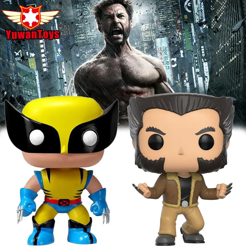 

Super Hero X-Men Wolverine Logan Action Figure Bobble Head Q Action Figures Edition for Car Decoration Vinyl Figure Loose Toys