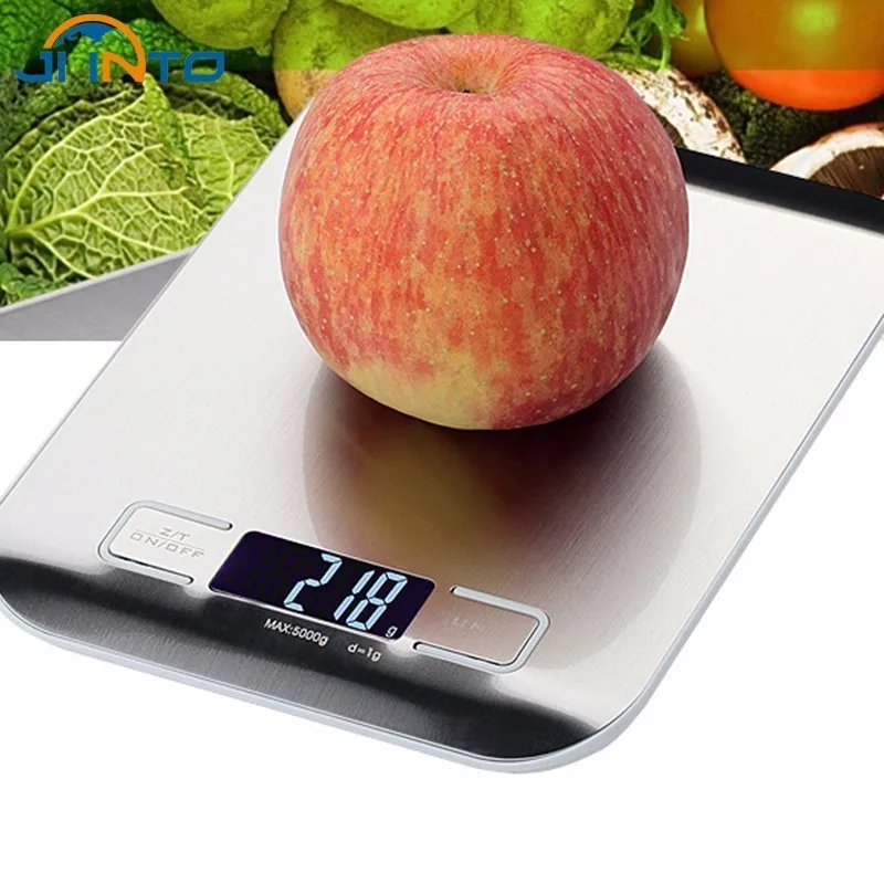 5kg 1g Stainless Steel LED Screen Electronic Digital Scale Food Weighting Balance Tools Kitchen Cooking Baking