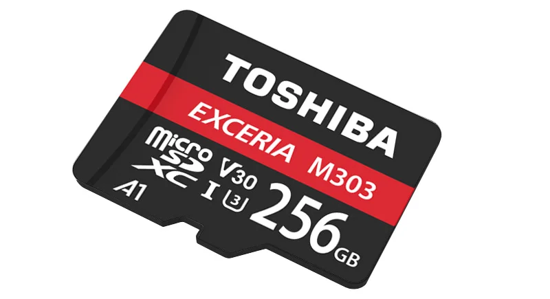 TOSHIBA EXCERIA TF Card M303 64GB 128GB 256GB U3 V30 C10 4K Micro SD Card Full HD Memory Card 98MB/s A1 SDXC UHS-I Flash Card