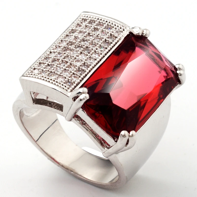 

Yunkingdom new geometric zircon rings for women gold color charms rings ladies