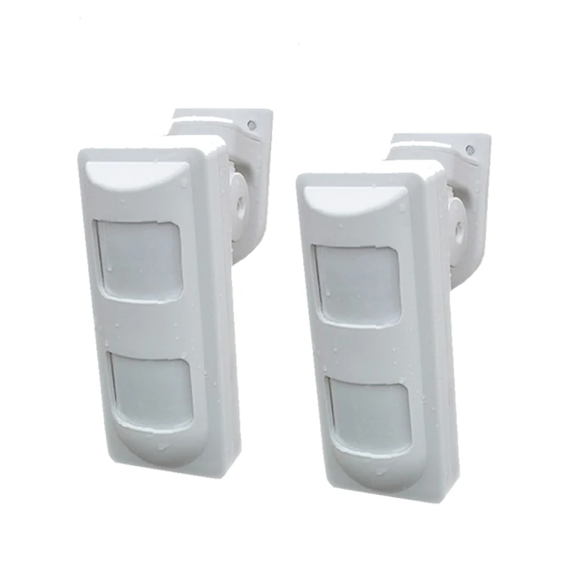 

2pcs Outdoor Weatherproof Dual PIR+Microwave Wired Curtain PIR Motion Sensor for Home Anti-thief Alarm System,Free Shipping