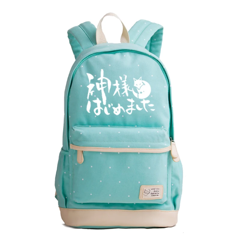 Рюкзак Kamisama с принтом поцелуя Love тканевые школьные ранцы Momozono Nanami для косплея