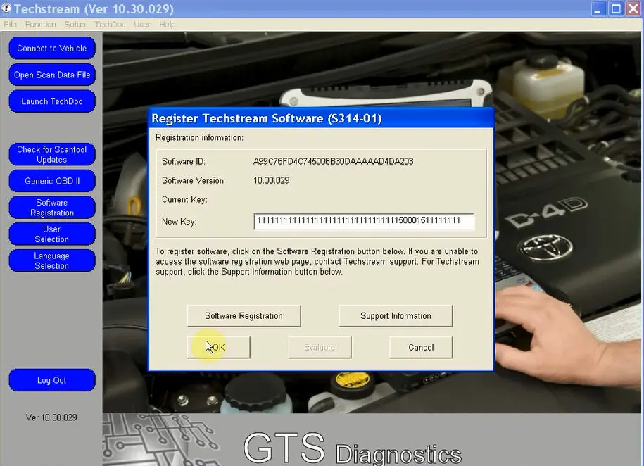 V14.10.028 мини VCI интерфейс для TOYOTA TIS Techstream мини VCI J2534 MINI-VCI FT232RL чип OBD2 Диагностический кабель