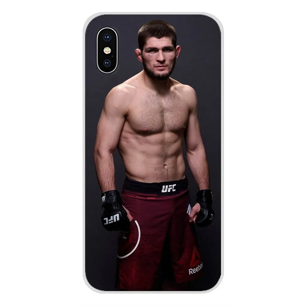 Аксессуары Чехлы для телефона Хабиб нурмагомедов UFC Samsung Galaxy S4 S5 MINI S6 S7 edge S8 S9 S10 Plus