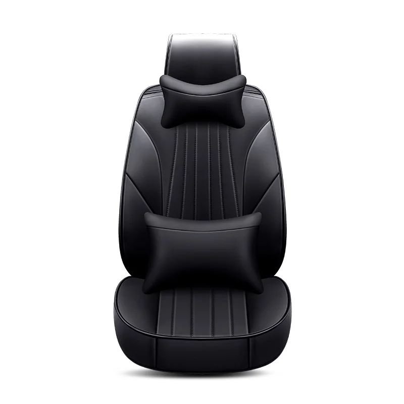 

(Front+Rear)Universal PU Leather car seat covers For Nissan Qashqai Note Murano March Teana Tiida Almera X-trai auto accessories