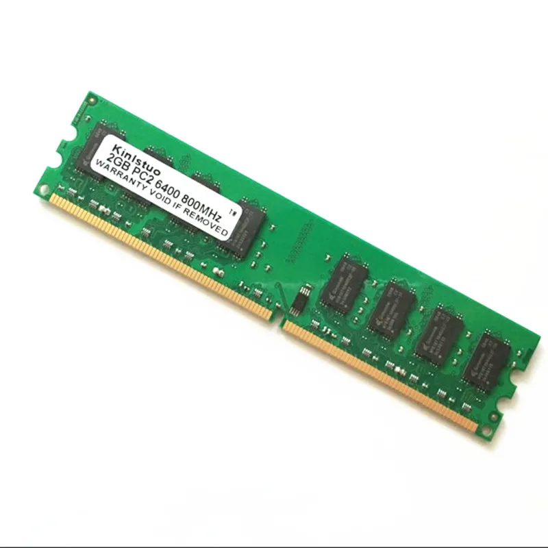Kinlstuo Новый DDR2 2 Гб ОЗУ 800 МГц 667 работает все совместимые ddr2 Память Прямая