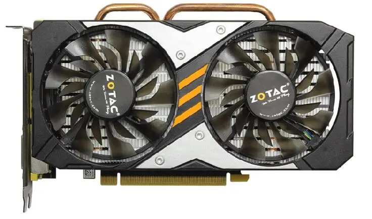 Видеокарта ZOTAC GTX 960 2 Гб 128 бит GDDR5 GM206 видеокарты GPU PCI-E для NVIDIA GeForce GTX960 2G 1050ti 750 1050 ti gtx750