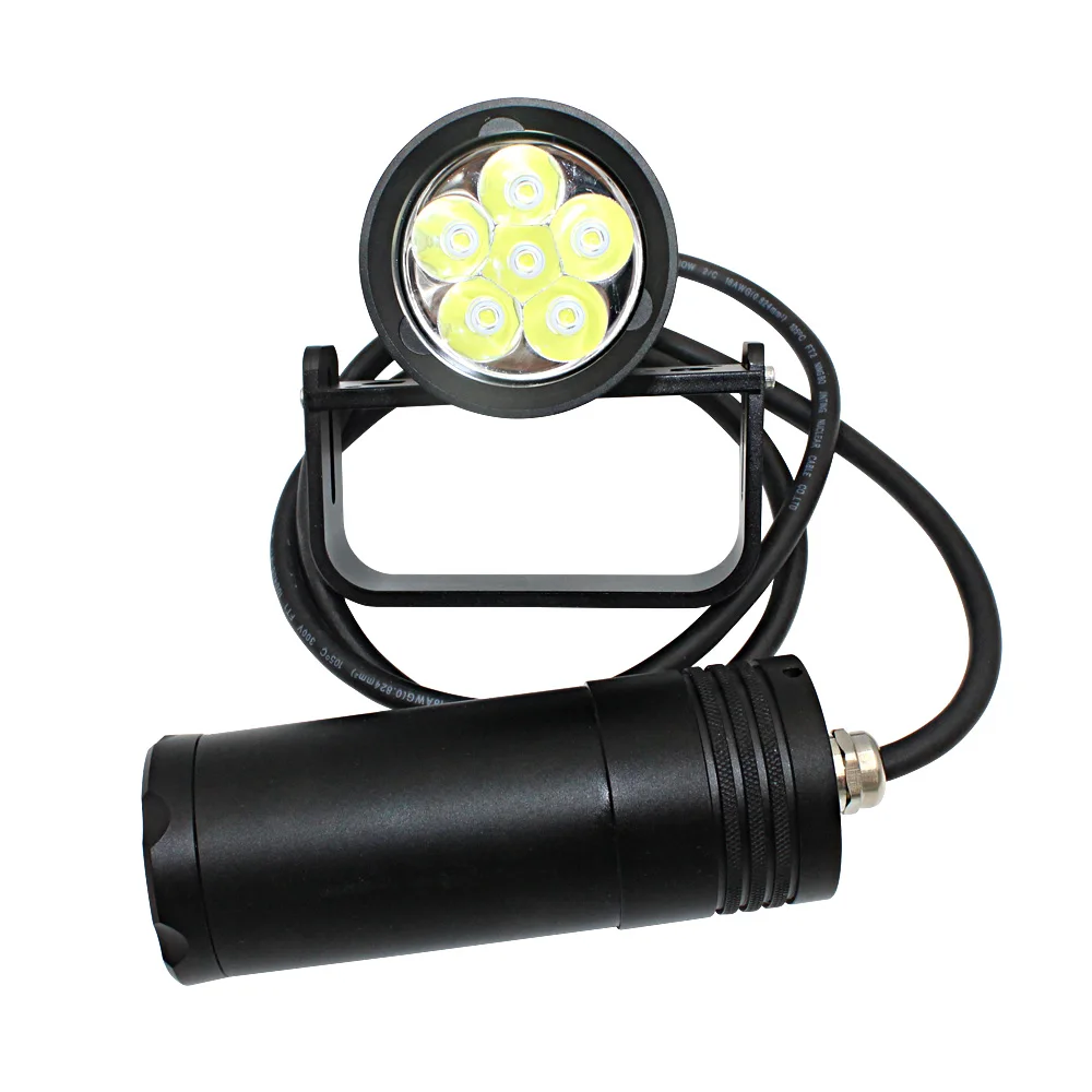  Uranusfire LED Diving Flashlight XM L2 6000lm Scuba Dive Torch 18650 200m Underwater Video 60w Cani - 32946225118