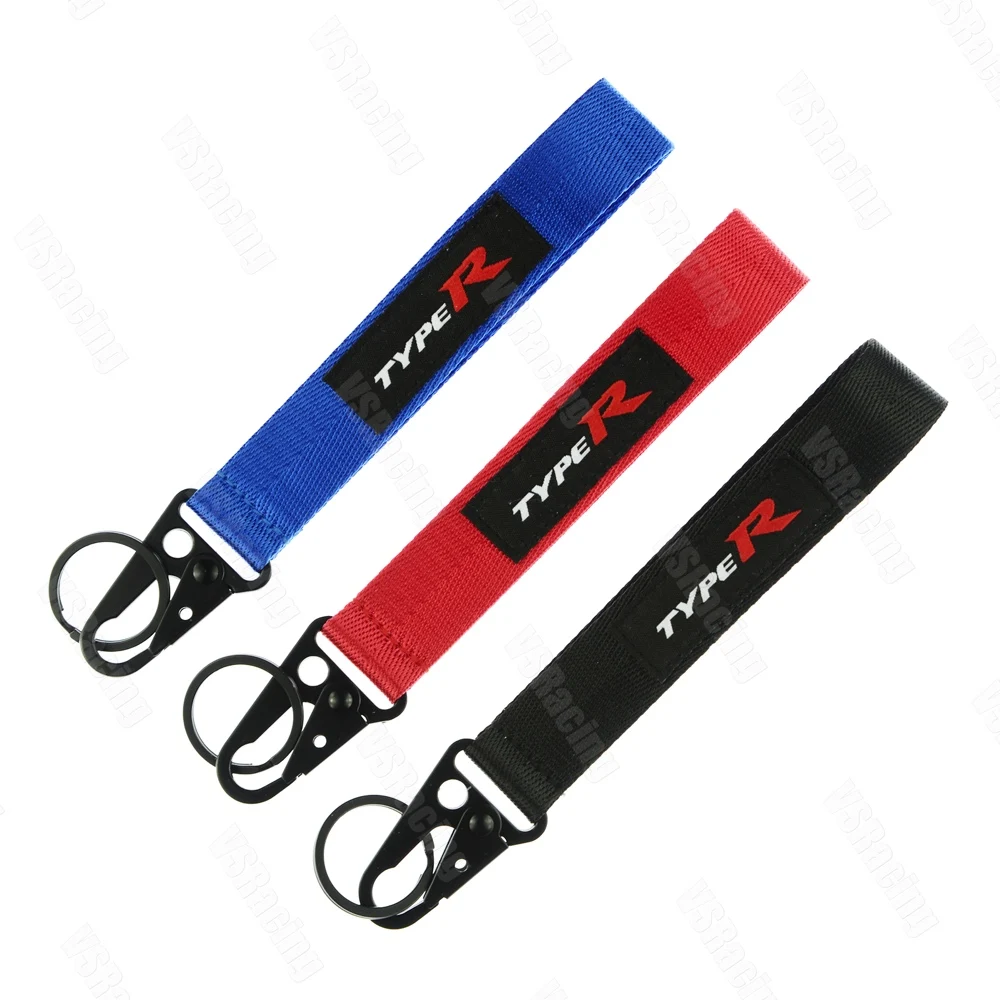 

JDM Style For TYPE-R Car Painting Cellphone Lanyard JDM Racing Car Keychain ID Holder Mobile Strap Key Ring