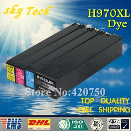 4PK Compatible Ink Cartridge suit for HP970XL HP971XL ,suit for HP Officejet Pro X451dn X451dw