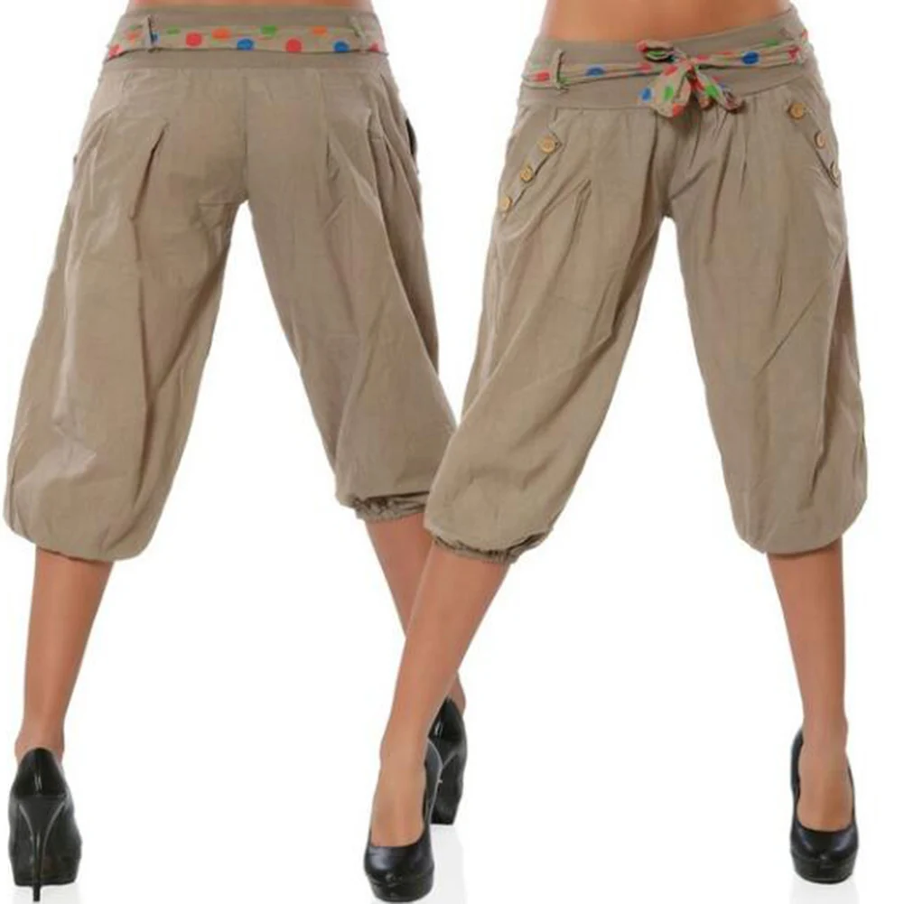 YJSFG HOUSE Hot Women Pants Palazzo Harem Baggy Aladdin Hippy Trousers Pants Elastic Waist Loose Plus Size Lantern Pant Harajuku YJSFG HOUSE Hot Women Pants Palazzo Harem Baggy Aladdin Hippy Trousers Pants Elastic Waist Loose Plus Size Lantern Pant Harajuku