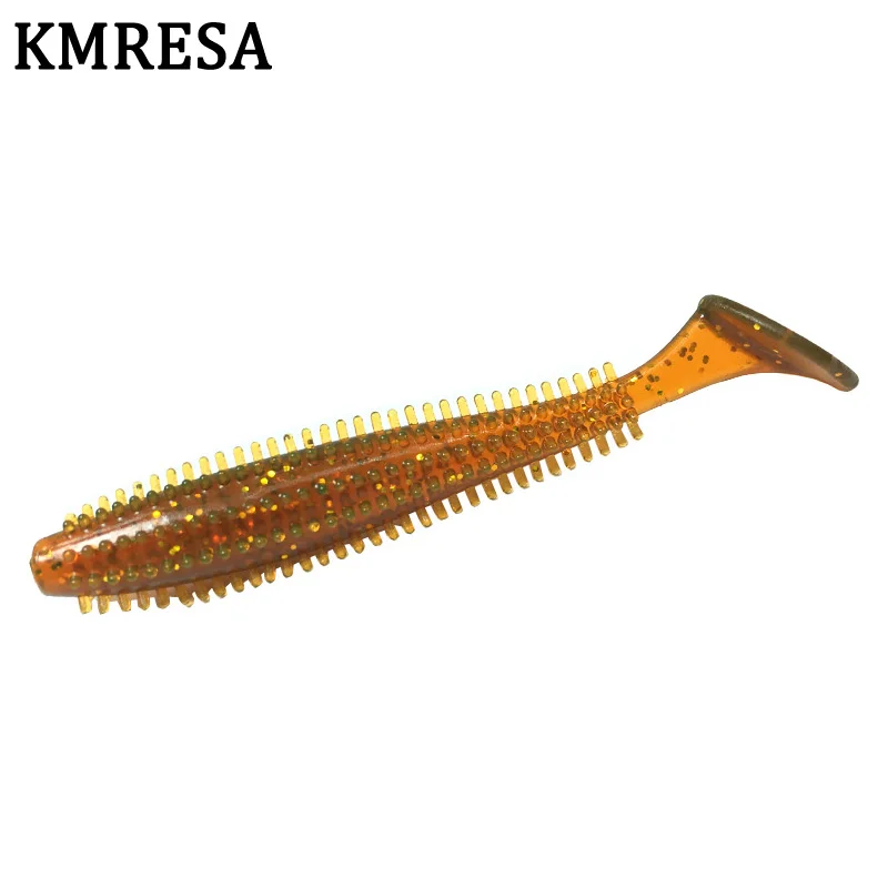 KMRESA 6 шт. 90 мм/4 2 г Шад червь Мягкая силиконовая приманка Профессиональный наживка