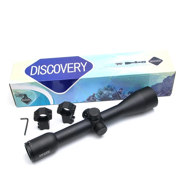 Cheap Discovery VT-2 8X44 SF Optical Sight Riflescope Tactical Gear Red And Green Illuminated Sight Rifle Scope Mounts