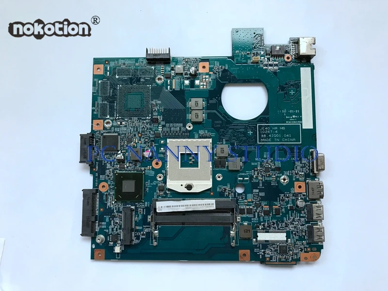 Материнская плата NOKOTION MBRPT01001 S989 HM65 10267-4 48 4iq01. 041 для ноутбука Acer Aspire 4750 4752