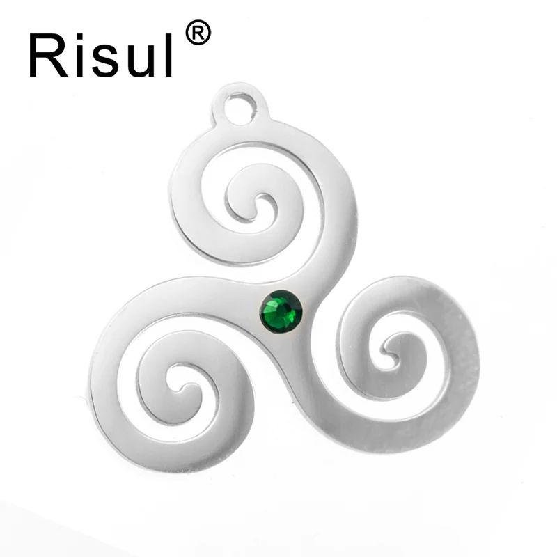 Risul keltic criple спираль triskel Вдохновленный зодиака День рождения/месяц цвет