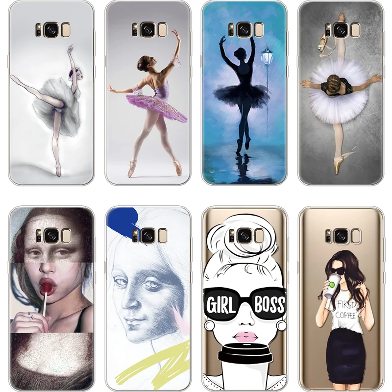 

For Samsung Galaxy S3 S4 S5 Mini S6 S7 Edge S8 S9 Plus Grand Core Prime Neo Plus Xcover Ballet cover TPU For Samsung S8 TPU Case