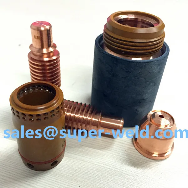 

220971 Electrode 5pcs+220975 Nozzle 5pcs Plasma Cutting Consumable for 125A