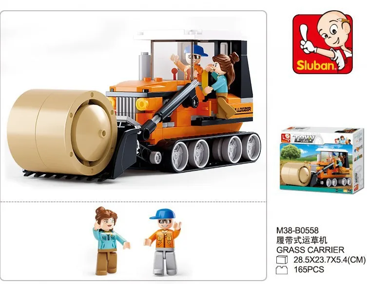 

0558 165pcs Farm Constructor Model Kit Blocks Compatible LEGO Bricks Toys for Boys Girls Children Modeling