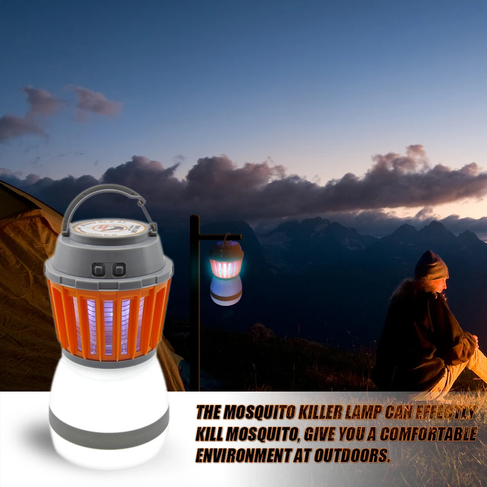 Electronics Mosquito Killer Outdoor Camping Lantern Tent Light Mosquito