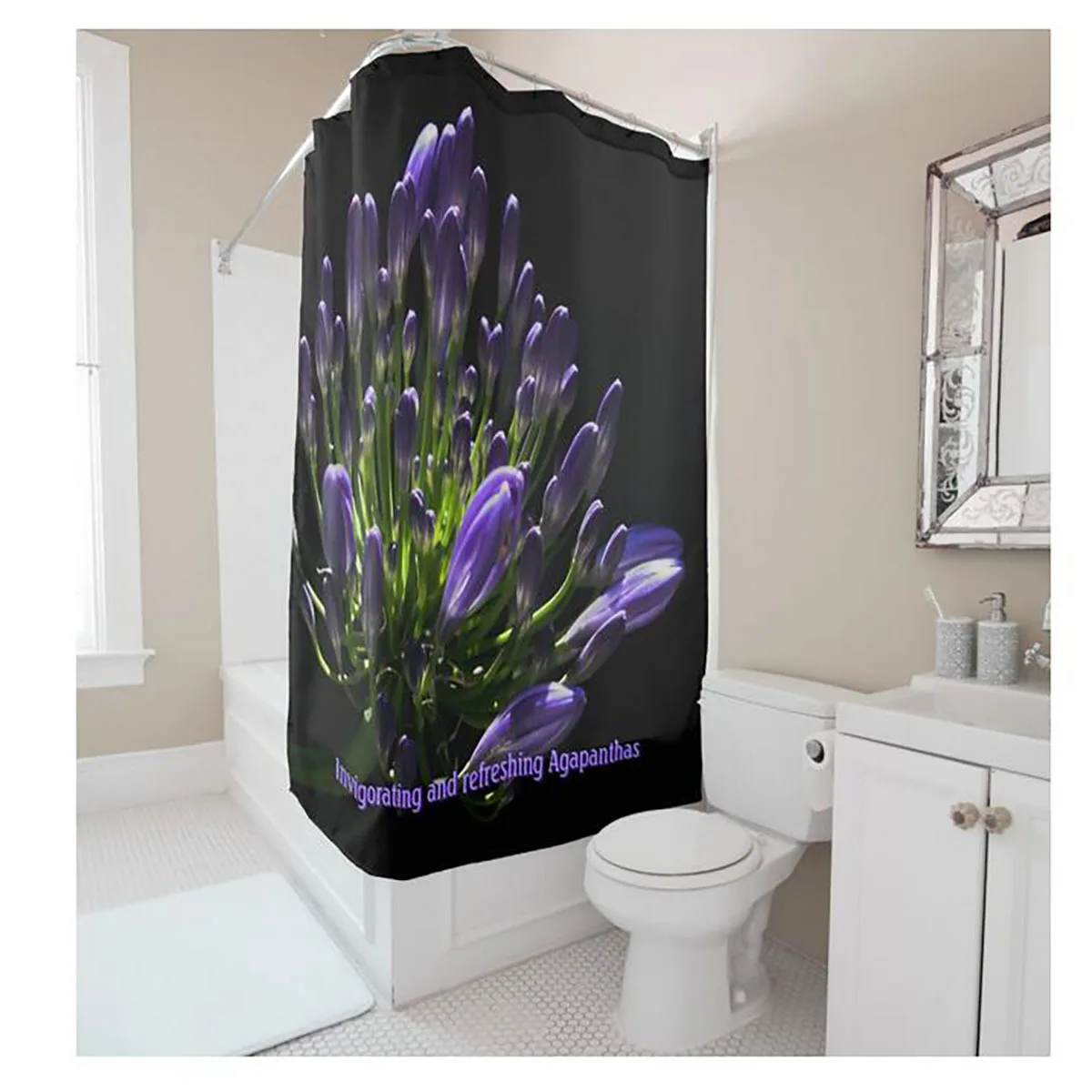 Purple And Black Shower Curtain. All The Bats Shower Curtain in ... Purple And Black Shower Curtain. All The Bats Shower Curtain in ...
