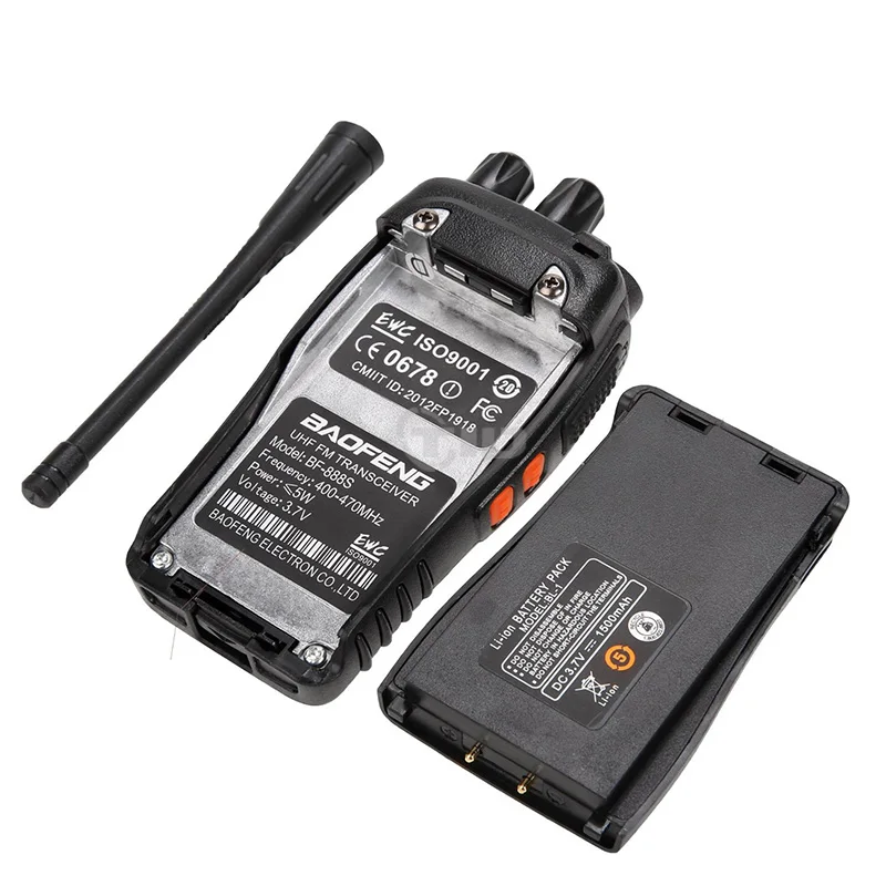 4pcs BaoFeng BF-888S Walkie Talkie UHF400-470MHZ Portable Ham baofeng 888s CB Radio