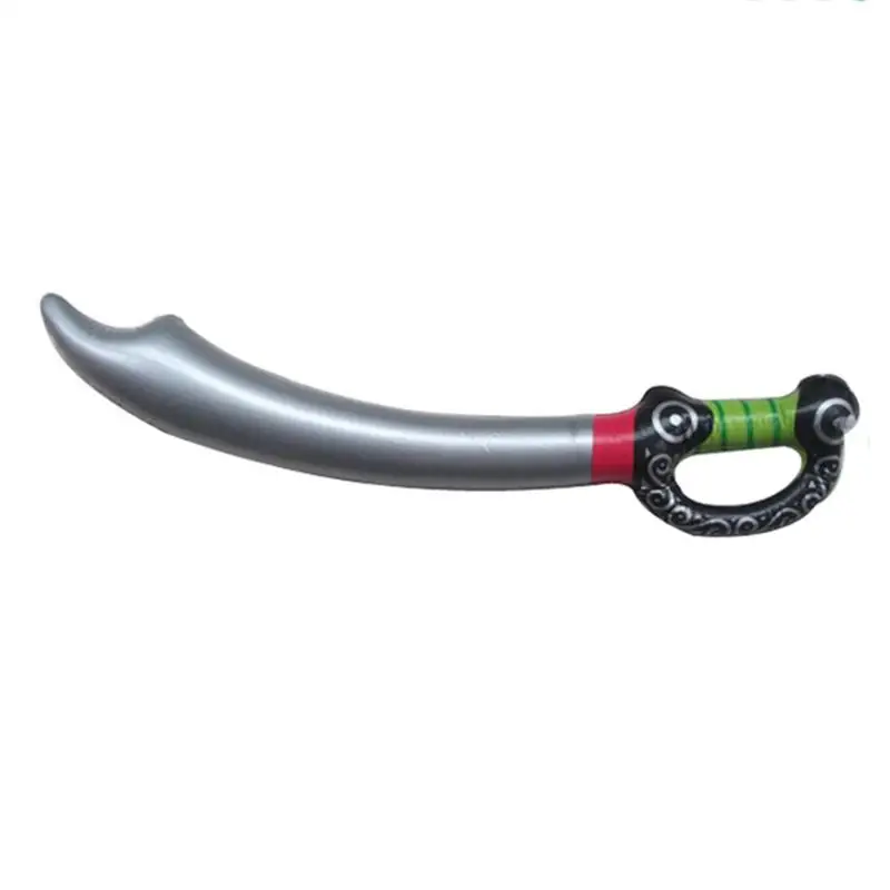 

6pcs/pack Durable Creative Premium Funny Inflatable Pirate Sword Inflatable Weapons Knife Sword Halloween Props