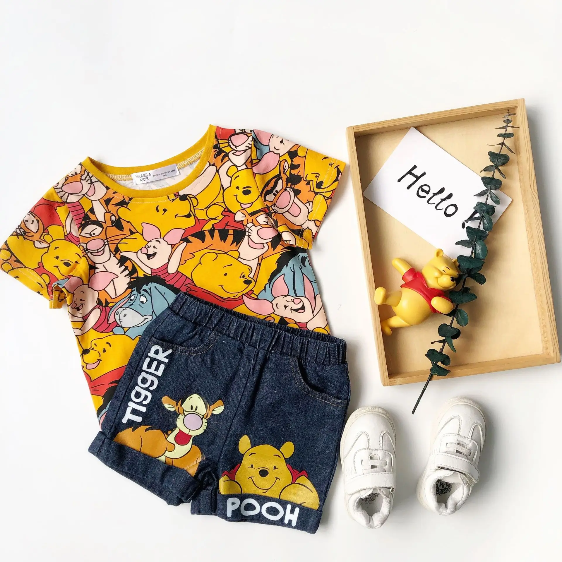 

2019 SUMMER BABY GIRL CLOTHES KIDS T SHIRTS+SHORTS PANTIE 2 PCS CLOTHING SETS BABY BOY CLOTHES VESTIDOS BOBO