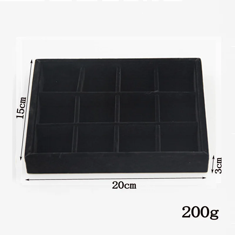 Black 12 grids tray