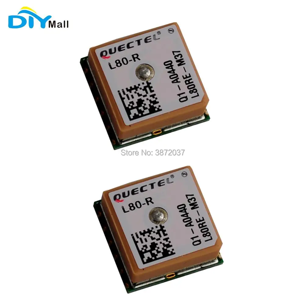 2 шт./лот компактный GPS модуль DIYmall Quectel L80 R интегрированный с патч антенной для