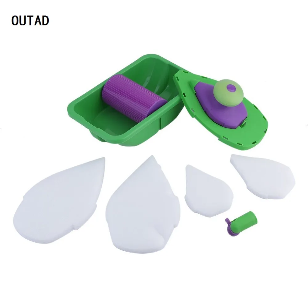 OUTAD Lightweight Painting Roller Sponge Painting Pad Set Household